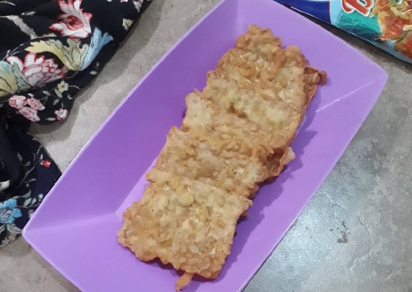 Tempe goreng tepung kobe