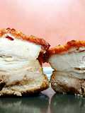 Crispy baked pork belly