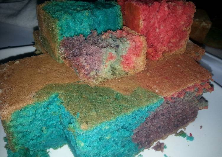 How to Make Homemade Combined red, blue &amp; purple velvet#Festive contest_Nairobi West