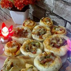 Pizza Muffins Cups A picture of Pizza Muffins Cups.