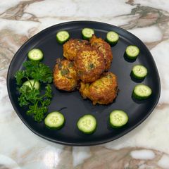 Palestinian Mshat (Cauliflower fritters) recipe A picture of Palestinian Mshat (Cauliflower fritters) recipe.