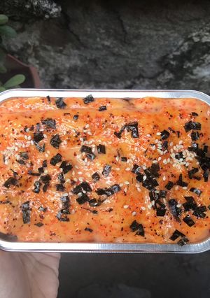 Foto resep Salmon Mentai Rice