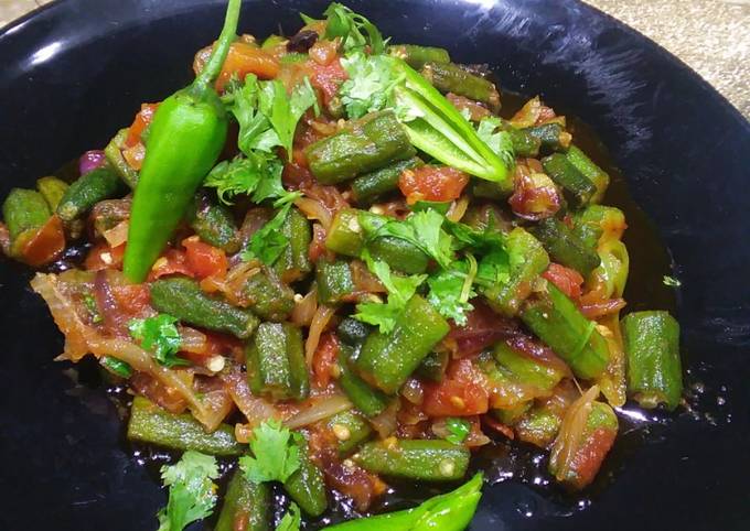 Payaz wali bhindi ππ#sehri contest
