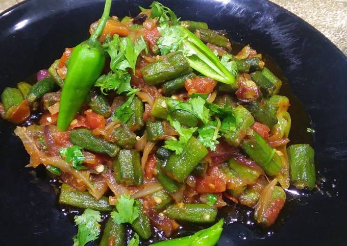 Payaz wali bhindi 😋😋#sehri contest