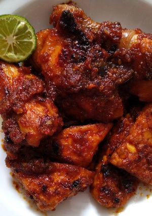 Foto resep 12. Ayam Panggang Teflon Bumbu Rujak