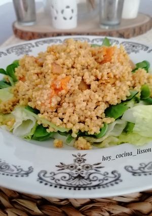 Una foto de Ensalada de quinoa y calabaza asada