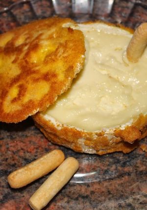 Una foto de Falsa fondue de queso camembert
