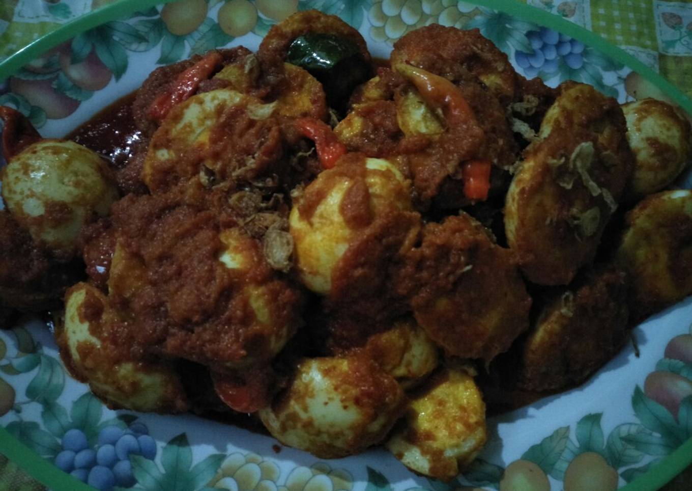 Balado telur ayam mudah enak
