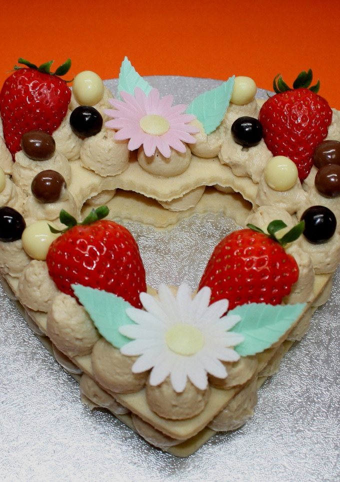 Una foto de Tarta Tendencia 2018 Corazón