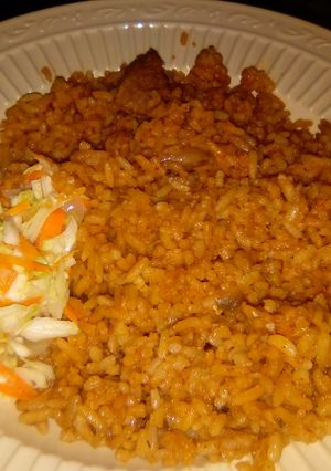A picture of Party jollof rice.