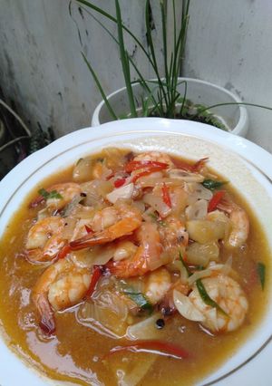 Foto resep Udang asam manis
