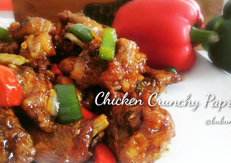 Resep Chicken Crunchy Paprika, Enak Banget