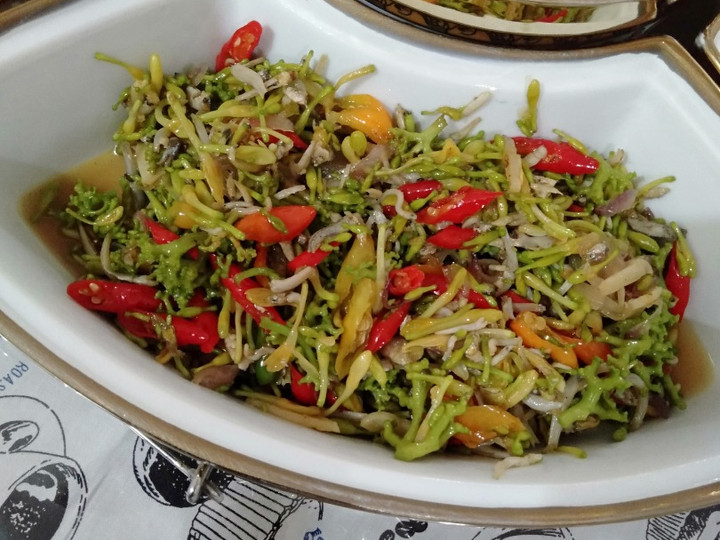 Resep Tumis Bunga Paya (Bunga Pepaya) Anti Gagal