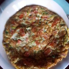A picture of Courgettes omullette.