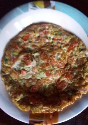 A picture of Courgettes omullette.