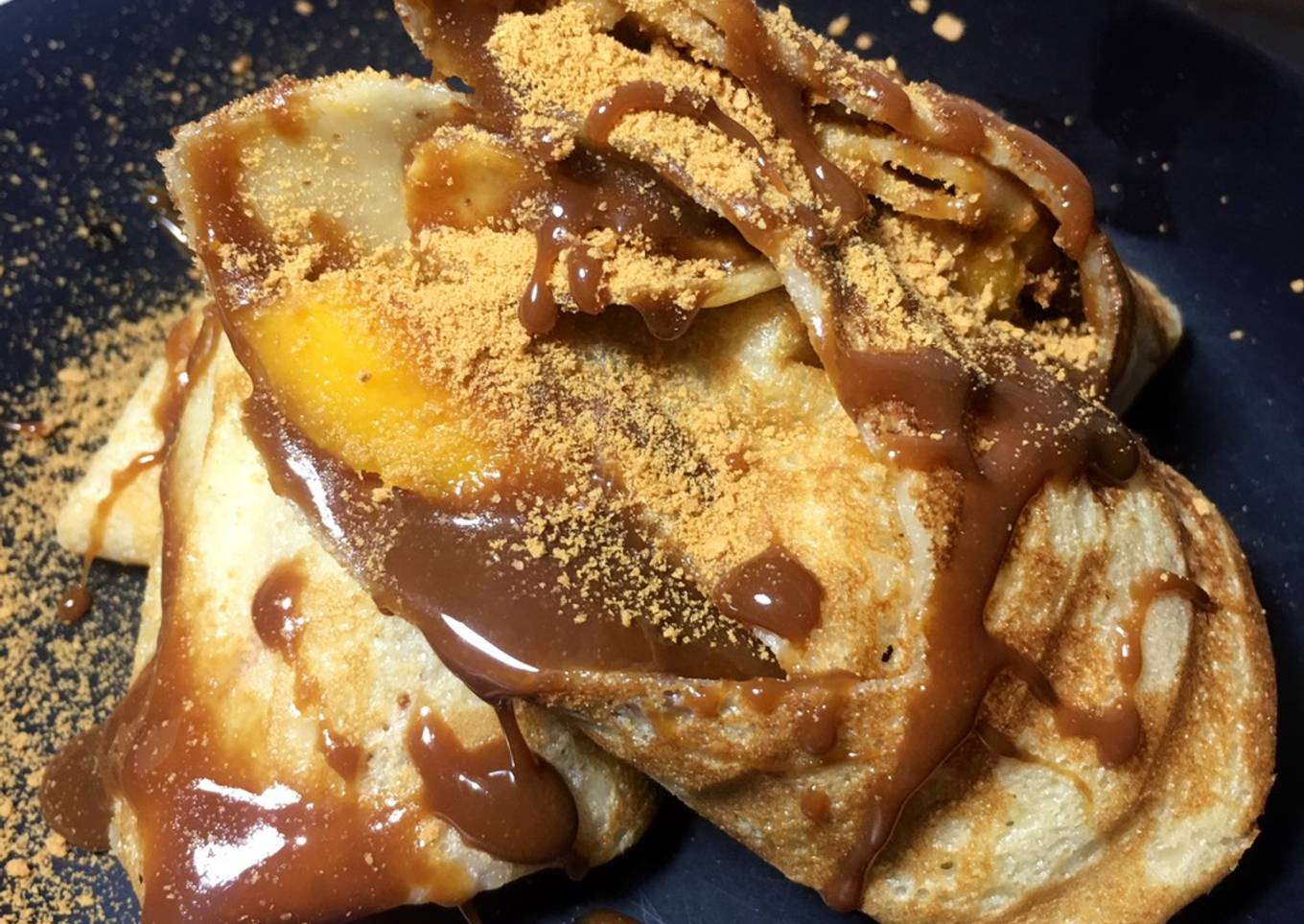 Explosive volcanic crepe