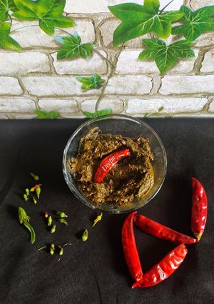 A picture of Gongura Chutney.