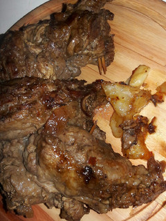 Una foto de Chicharo trenzado con naranja ha'y