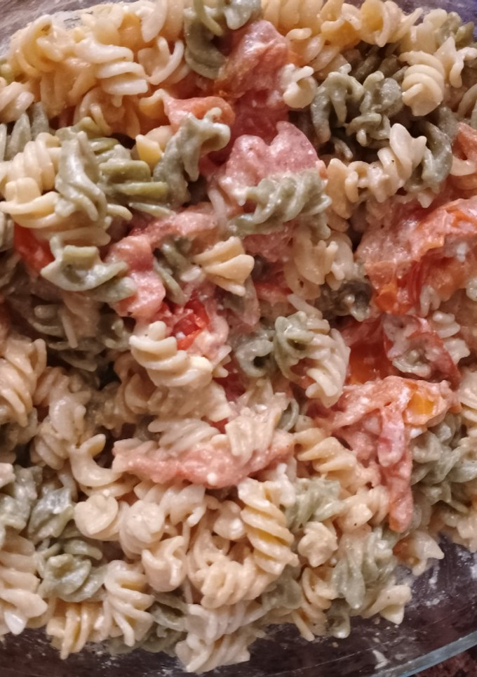 Una foto de Pasta al horno con queso feta
