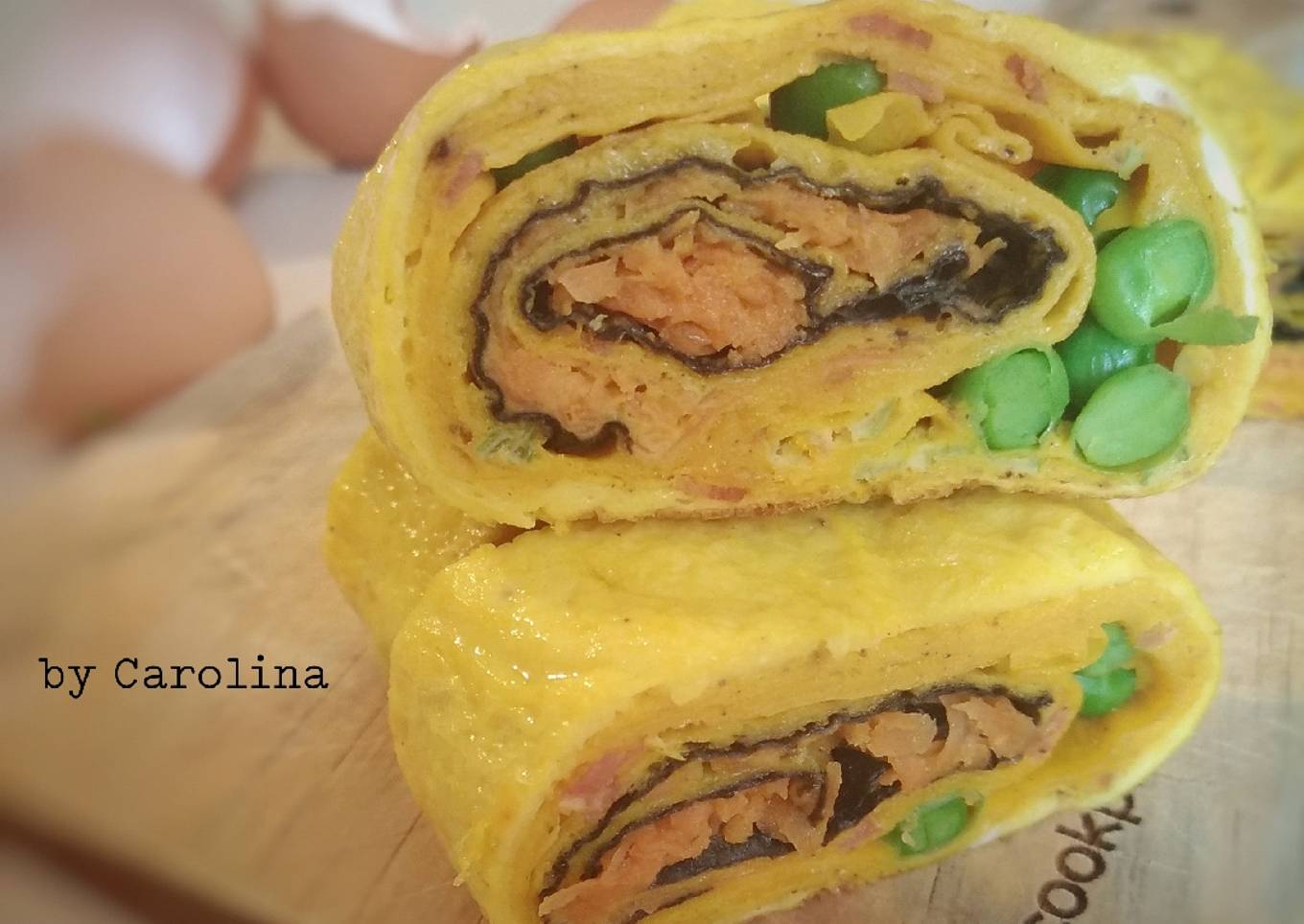 Gyeran Mari Egg Roll (Omeletnya Lee Min Ho ~ Mpasi 2 Th)