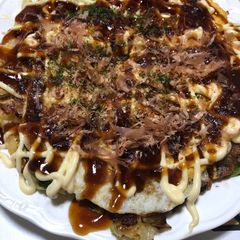 A picture of Osaka Okonomiyaki.