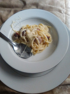 Una foto de Pasta Alfredo