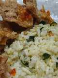 Nasi Kulit Daun Jeruk Tanpa Sambal