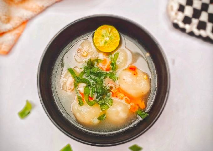 Ini dia! Resep bikin Cilok Ayam Kuah  menggugah selera