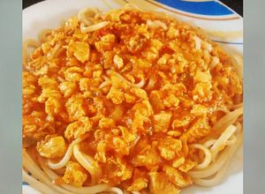 Una foto de Ragú de pollo