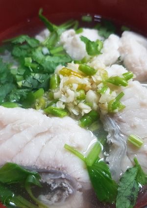 รูปของ ปลากระพงต้มแซ่บ