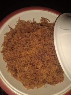 A picture of Meat floss.