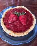 Tarte Cheesecake de Morangos com Massa Pronta