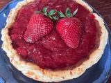 Tarte Cheesecake de Morangos com Massa Pronta