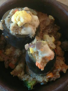 Una foto de Berenjenas rellenas con Amaranto