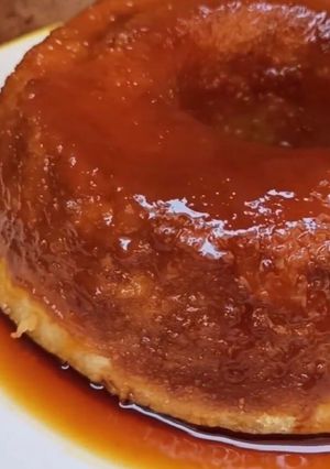 Una foto de Budín de pan 🍞♥️