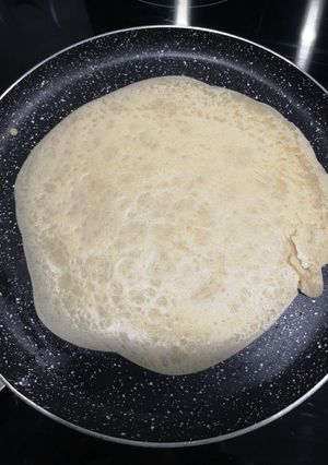 Une photo de Crêpes à la farine semi complète