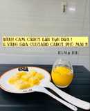Bánh cam carrot lăn vụn dừa