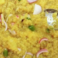 A picture of Fried khichdi.