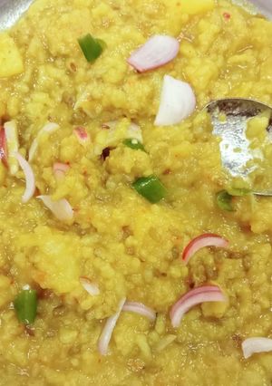A picture of Fried khichdi.