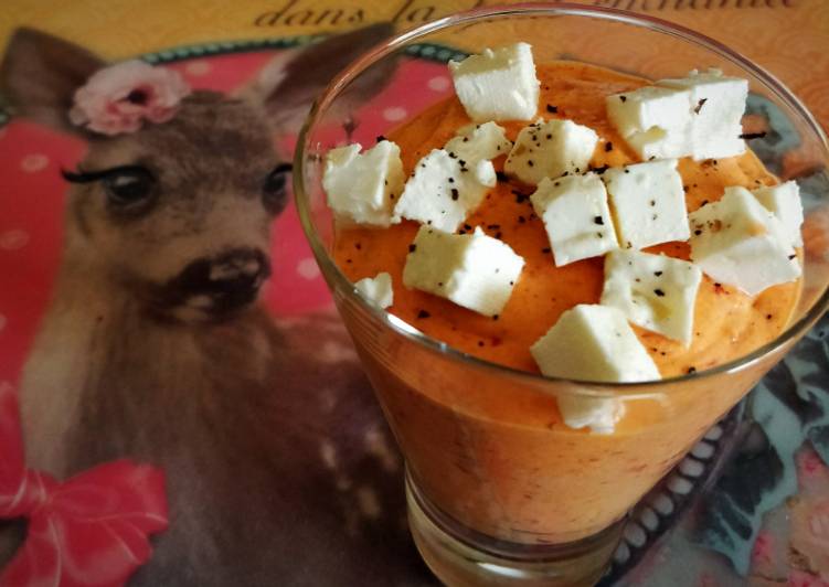 Comment Préparer Les Mousse poivron rouge tomates