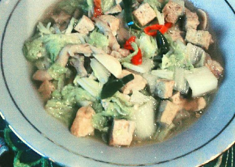 Resep Tumis Sawi Tahu Jamur Oleh Sutiandiny Cici Cookpad