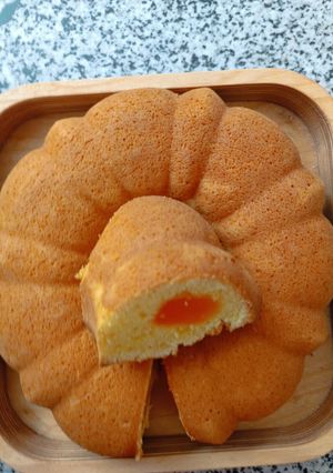 عکسی از دستور کیک پرتقالی مغزدار 🤌🏻