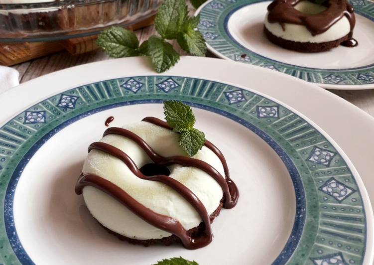 Easiest Way to Make Fatto in casa super veloce Panna cotta donuts, al cioccolato e menta