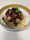 Plum Pork Noodle Bowl