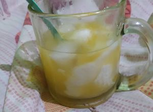 Foto resep Es klamud jeruk peras