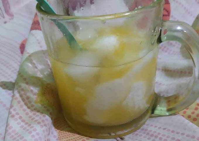 Resep: Es klamud jeruk peras Untuk Jualan
