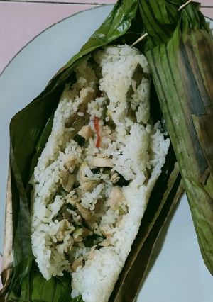 Foto resep Nasi bakar ayam kemangi