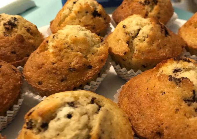 Muffin con pezzi di cioccolato