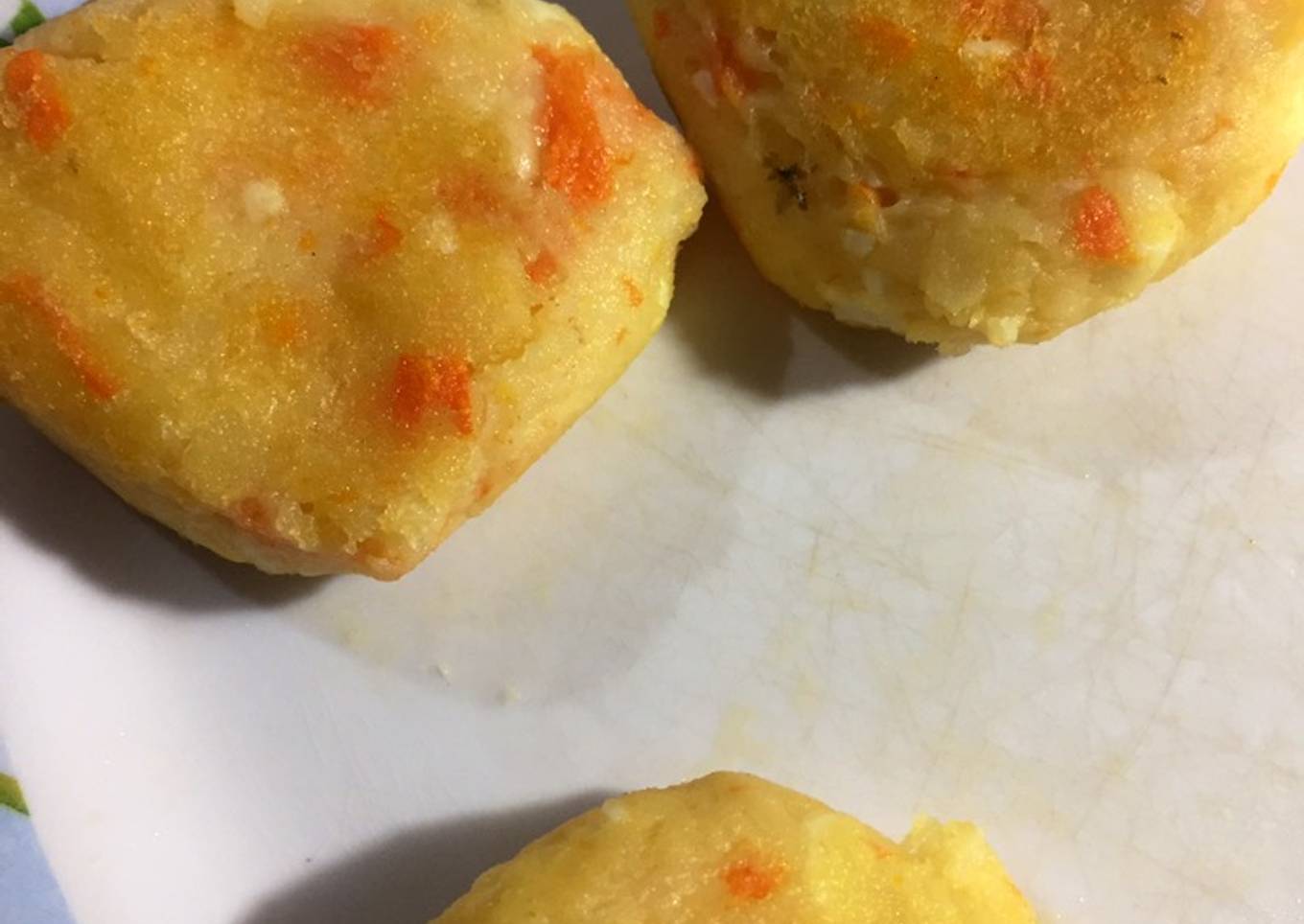 Bombas de puré de papá que sobró!!