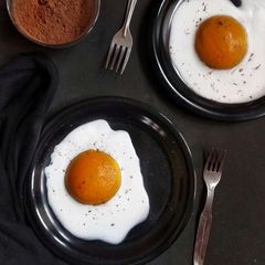 A picture of Mango panna cotta.